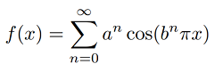 weierstrass function definition