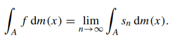 lebesgue integral definition