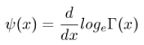 polygamma function 1