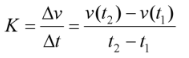 formula for the slope of the ramp function