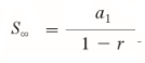 sum of an infinite geometric series