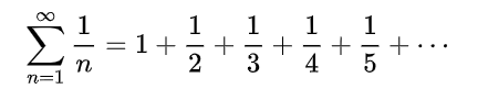 harmonic series