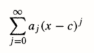 interval of convergence