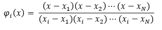 lagrange interpolating polynomial 2