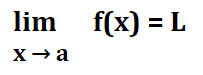 notation general for limits of functions