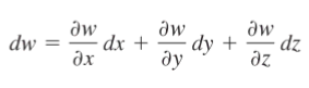 three variable total derivative