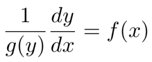 Separation of Variables steps