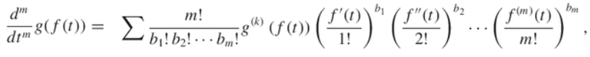 Faà di Bruno's Formula 