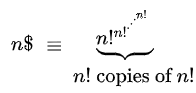 pickover's superfactorial