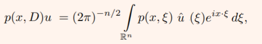 pseudodifferential operator