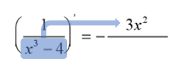 step 1 derivative of denominator 2