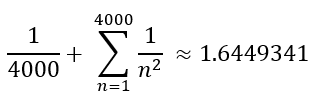 approximation for integral test