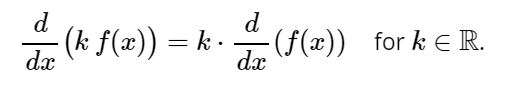 constant factor rule