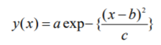 gaussian function