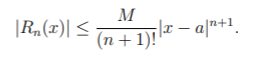 taylor's inequality