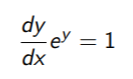 derivative of ln step 1