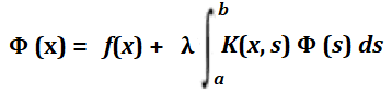 integral kernel equation