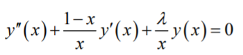 laguerre equation standard form