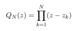 logarithmic derivative of a polynomial