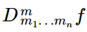 notation for partial derivative