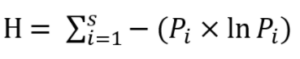 shannon entropy formula