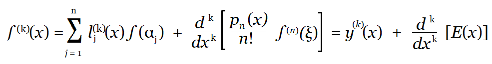 numerical differentiation