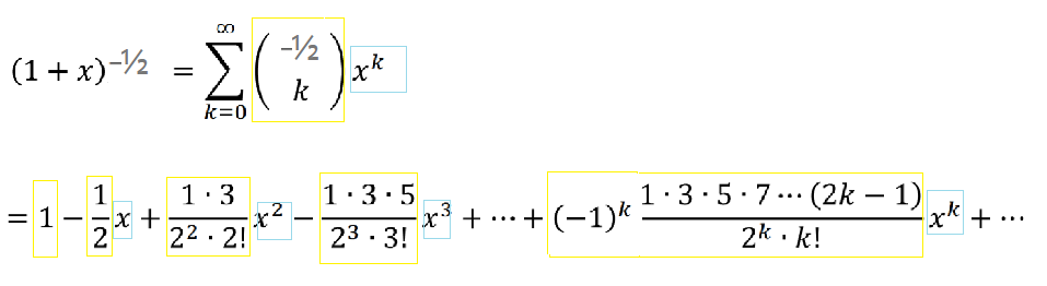 solution for binomial expansion