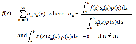 general orthogonal series