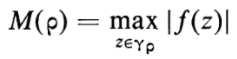 maximum modulus function