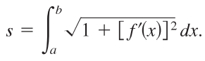 arc length formula