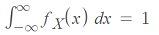 continuous random variable integral