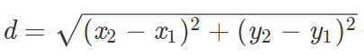 distance formula euclidean