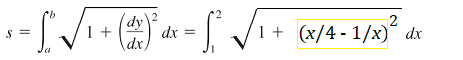 arc length example 1