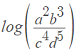 expand a logarithm