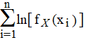 Log Likelihood Function - log of a product equation with summation