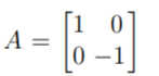 matrix for x-axis reflection