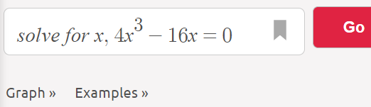 solve for zero