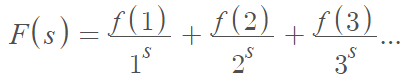 dirichlet generating function 2