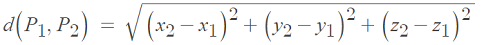 generalized distance formula