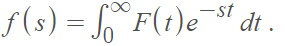 laplace transform definition