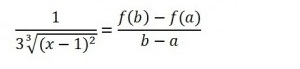 mean value theorem derivative