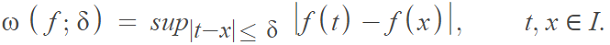 formula for modulus of a function