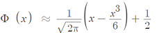 Empirical Rule - Taylor series standard normal distribution formula