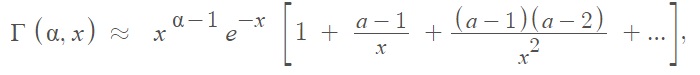 incomplete gamma series approximation