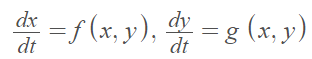 autonomous system of diffeq