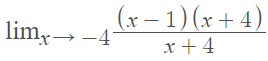 factoring limits examples