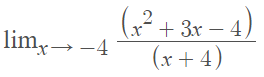 find limits by factoring example 2