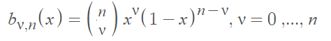 bernstein basis polynomials