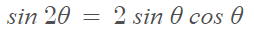 sin double angle formula