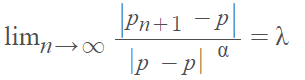 asymptotic error constant